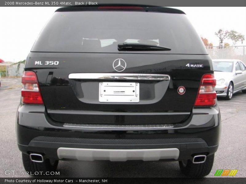 Black / Black 2008 Mercedes-Benz ML 350 4Matic