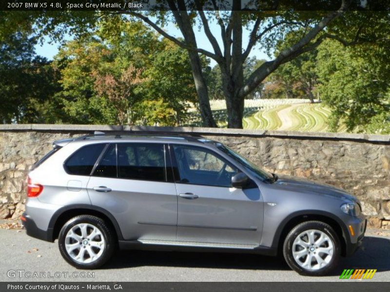 Space Grey Metallic / Black 2007 BMW X5 4.8i