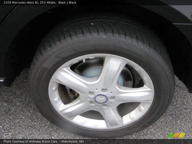 Black / Black 2008 Mercedes-Benz ML 350 4Matic