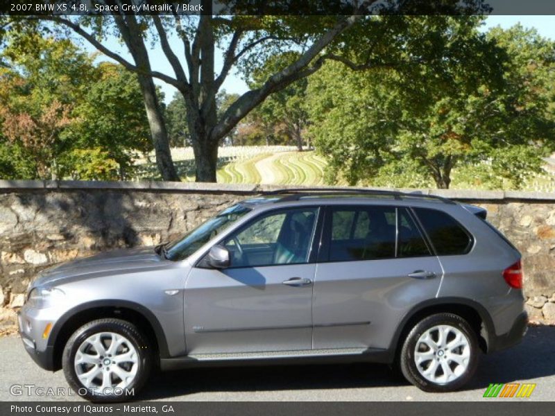 Space Grey Metallic / Black 2007 BMW X5 4.8i