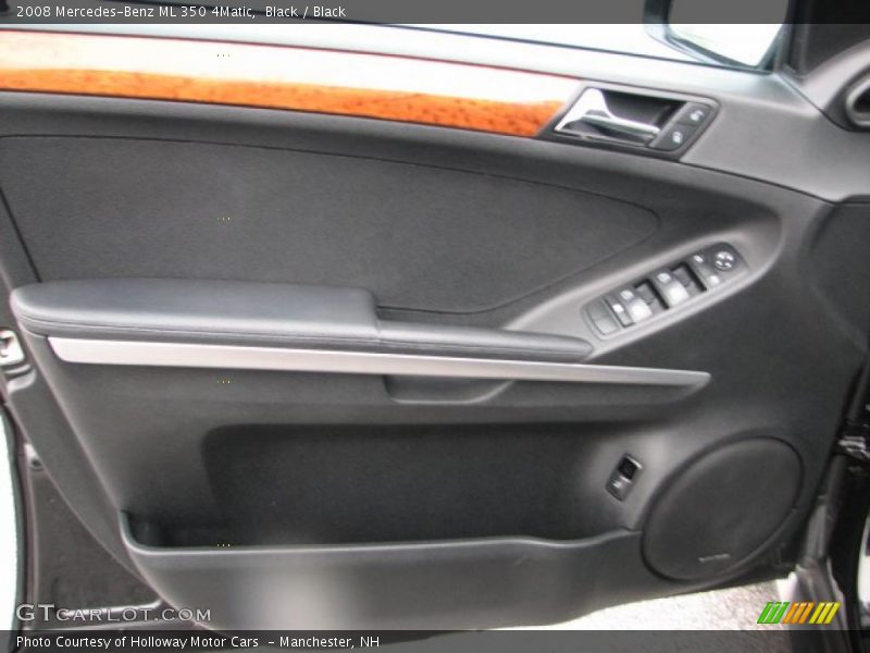 Black / Black 2008 Mercedes-Benz ML 350 4Matic