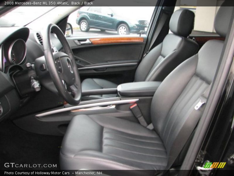 Black / Black 2008 Mercedes-Benz ML 350 4Matic