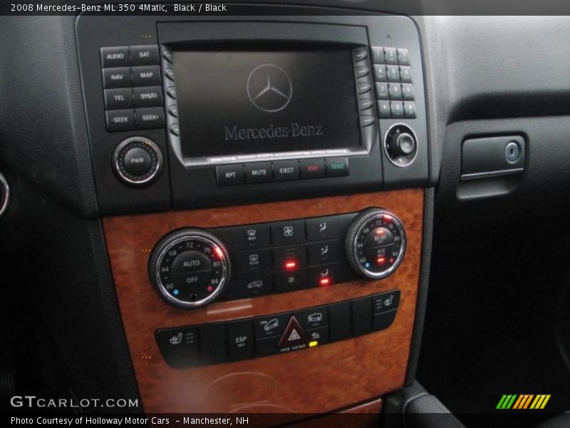 Black / Black 2008 Mercedes-Benz ML 350 4Matic
