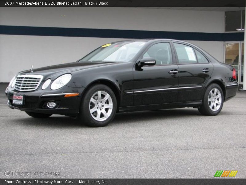 Black / Black 2007 Mercedes-Benz E 320 Bluetec Sedan