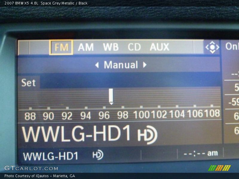 Space Grey Metallic / Black 2007 BMW X5 4.8i