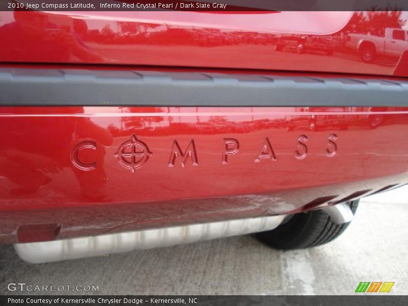 Inferno Red Crystal Pearl / Dark Slate Gray 2010 Jeep Compass Latitude