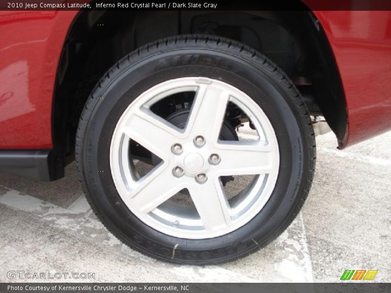 Inferno Red Crystal Pearl / Dark Slate Gray 2010 Jeep Compass Latitude