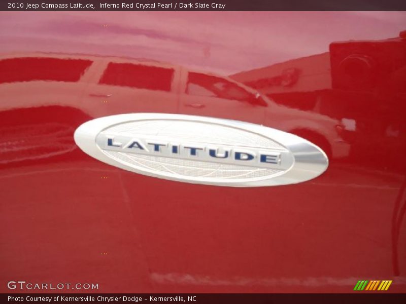 Inferno Red Crystal Pearl / Dark Slate Gray 2010 Jeep Compass Latitude