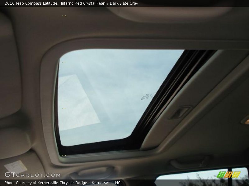 Inferno Red Crystal Pearl / Dark Slate Gray 2010 Jeep Compass Latitude