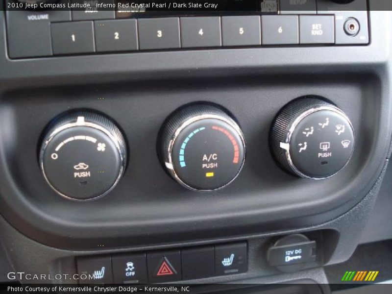 Inferno Red Crystal Pearl / Dark Slate Gray 2010 Jeep Compass Latitude