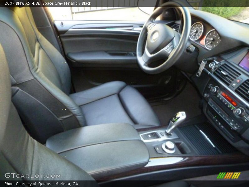 Space Grey Metallic / Black 2007 BMW X5 4.8i