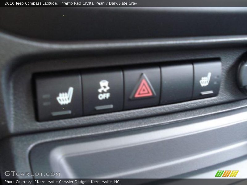 Inferno Red Crystal Pearl / Dark Slate Gray 2010 Jeep Compass Latitude