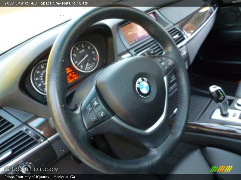 Space Grey Metallic / Black 2007 BMW X5 4.8i