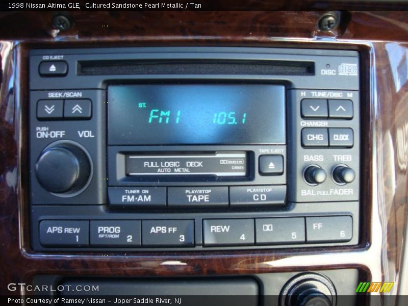 Cultured Sandstone Pearl Metallic / Tan 1998 Nissan Altima GLE