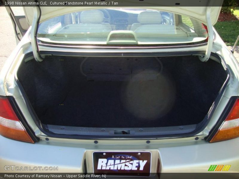Cultured Sandstone Pearl Metallic / Tan 1998 Nissan Altima GLE