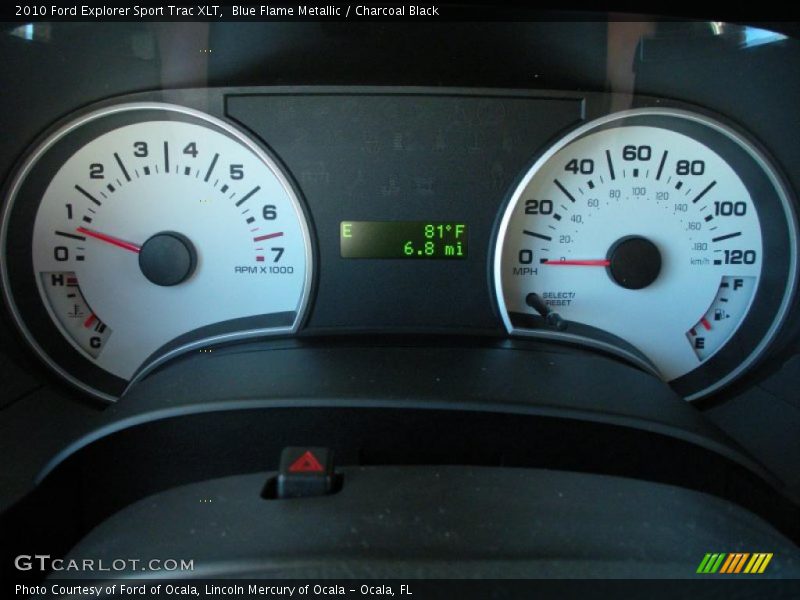  2010 Explorer Sport Trac XLT XLT Gauges