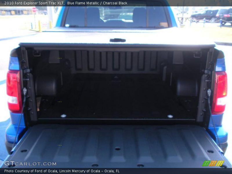 Blue Flame Metallic / Charcoal Black 2010 Ford Explorer Sport Trac XLT