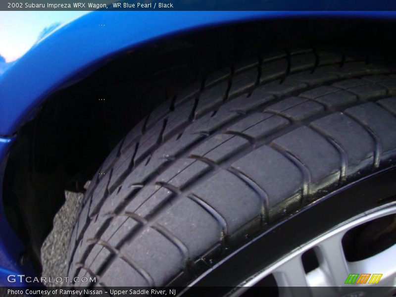 WR Blue Pearl / Black 2002 Subaru Impreza WRX Wagon