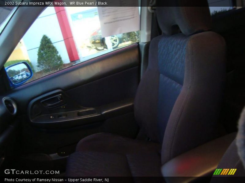WR Blue Pearl / Black 2002 Subaru Impreza WRX Wagon