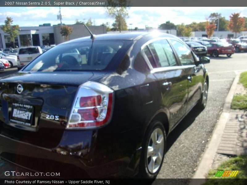 Super Black / Charcoal/Steel 2007 Nissan Sentra 2.0 S