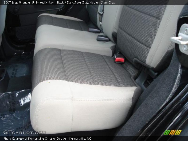 Black / Dark Slate Gray/Medium Slate Gray 2007 Jeep Wrangler Unlimited X 4x4