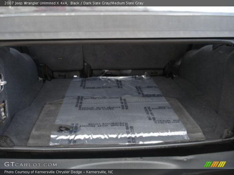 Black / Dark Slate Gray/Medium Slate Gray 2007 Jeep Wrangler Unlimited X 4x4