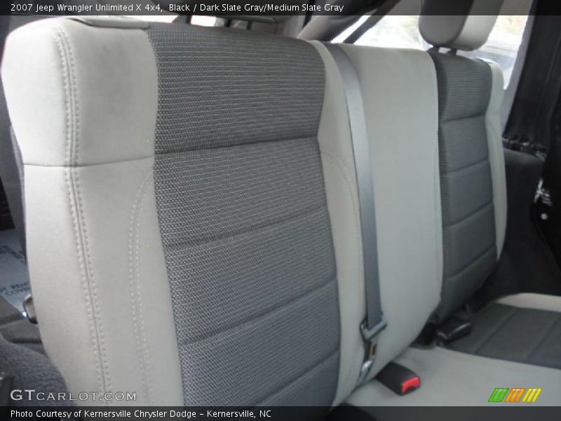 Black / Dark Slate Gray/Medium Slate Gray 2007 Jeep Wrangler Unlimited X 4x4