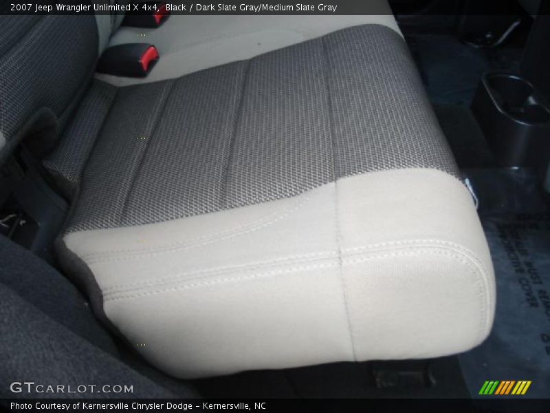 Black / Dark Slate Gray/Medium Slate Gray 2007 Jeep Wrangler Unlimited X 4x4