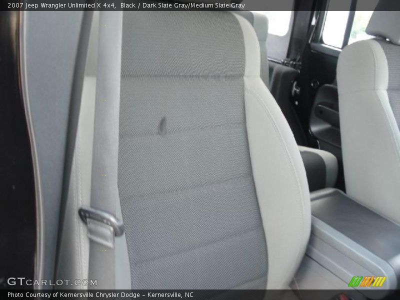 Black / Dark Slate Gray/Medium Slate Gray 2007 Jeep Wrangler Unlimited X 4x4