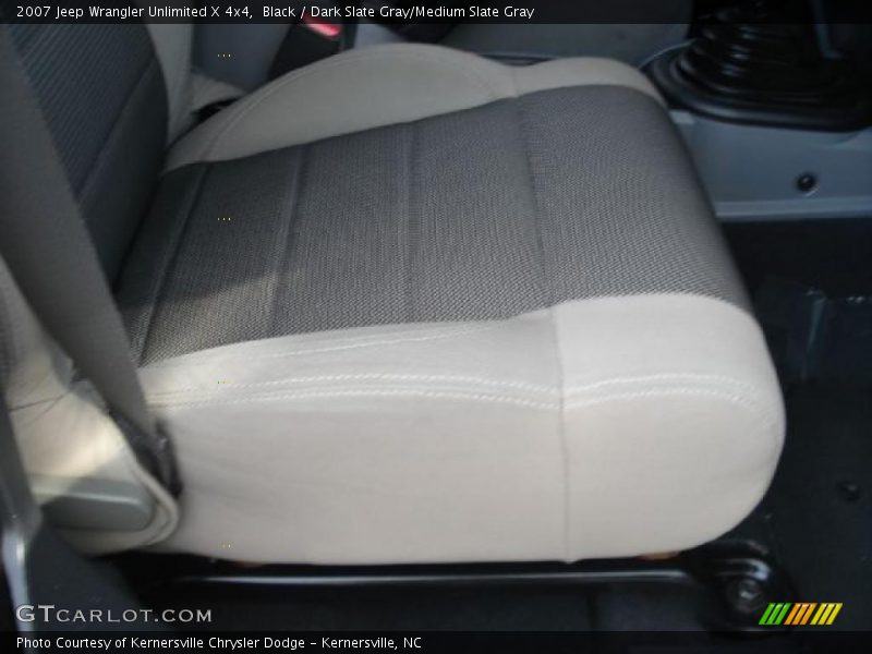 Black / Dark Slate Gray/Medium Slate Gray 2007 Jeep Wrangler Unlimited X 4x4