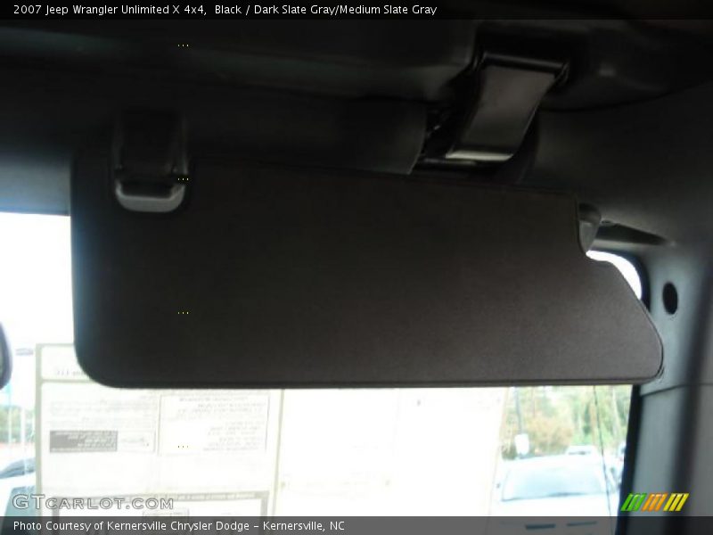 Black / Dark Slate Gray/Medium Slate Gray 2007 Jeep Wrangler Unlimited X 4x4