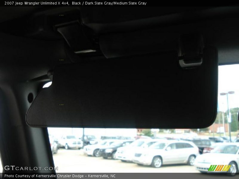 Black / Dark Slate Gray/Medium Slate Gray 2007 Jeep Wrangler Unlimited X 4x4