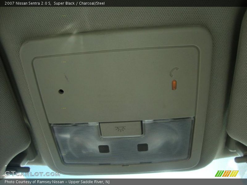 Super Black / Charcoal/Steel 2007 Nissan Sentra 2.0 S