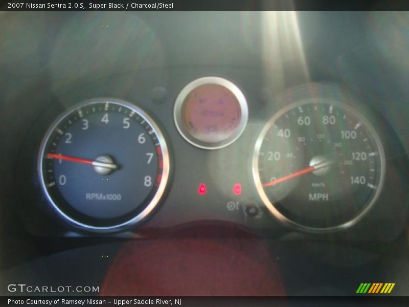 Super Black / Charcoal/Steel 2007 Nissan Sentra 2.0 S