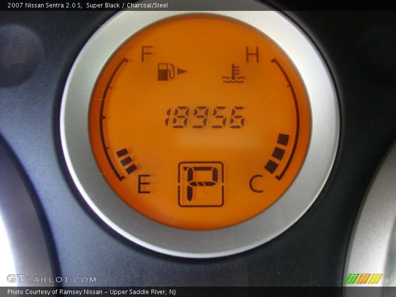 Super Black / Charcoal/Steel 2007 Nissan Sentra 2.0 S