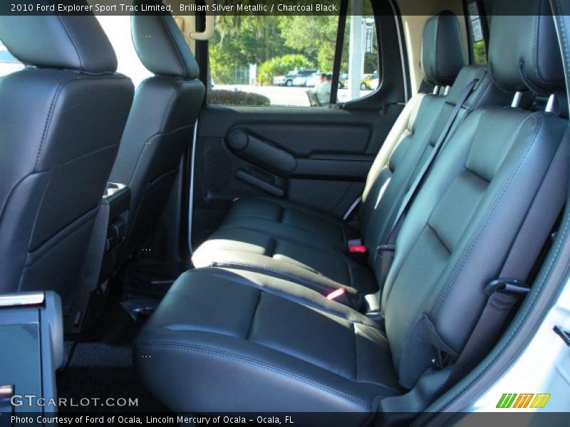 Brilliant Silver Metallic / Charcoal Black 2010 Ford Explorer Sport Trac Limited