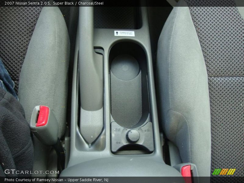 Super Black / Charcoal/Steel 2007 Nissan Sentra 2.0 S