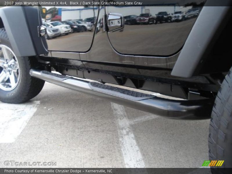 Black / Dark Slate Gray/Medium Slate Gray 2007 Jeep Wrangler Unlimited X 4x4