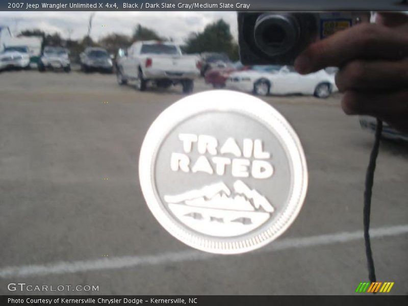 Black / Dark Slate Gray/Medium Slate Gray 2007 Jeep Wrangler Unlimited X 4x4