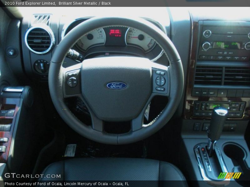 Brilliant Silver Metallic / Black 2010 Ford Explorer Limited