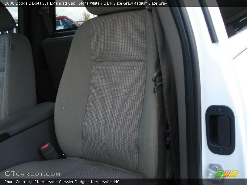 Stone White / Dark Slate Gray/Medium Slate Gray 2008 Dodge Dakota SLT Extended Cab
