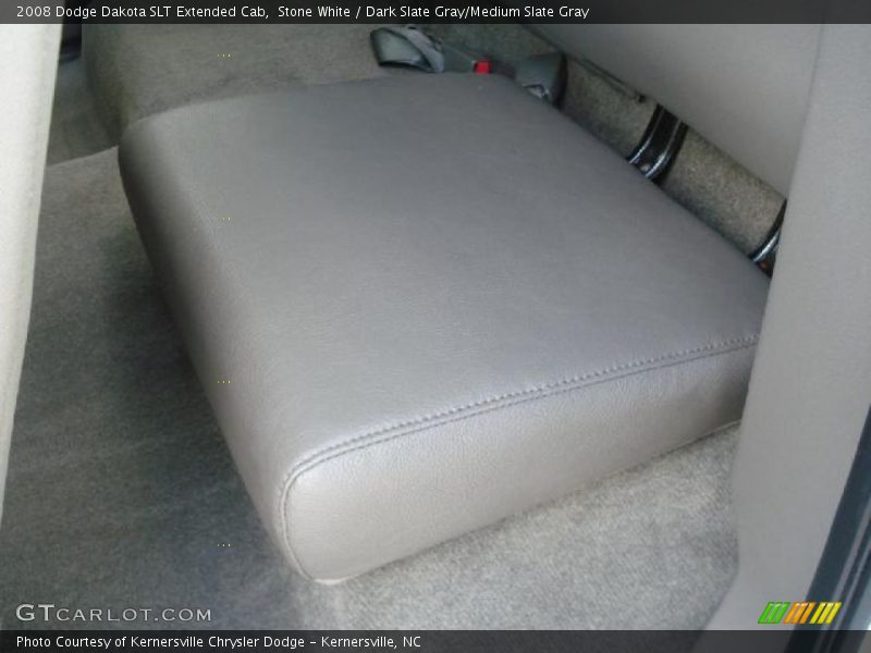 Stone White / Dark Slate Gray/Medium Slate Gray 2008 Dodge Dakota SLT Extended Cab