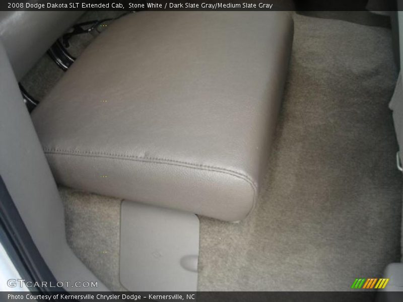 Stone White / Dark Slate Gray/Medium Slate Gray 2008 Dodge Dakota SLT Extended Cab
