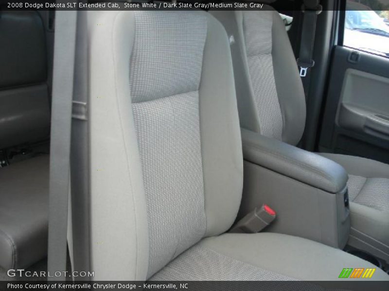 Stone White / Dark Slate Gray/Medium Slate Gray 2008 Dodge Dakota SLT Extended Cab