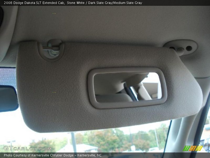 Stone White / Dark Slate Gray/Medium Slate Gray 2008 Dodge Dakota SLT Extended Cab