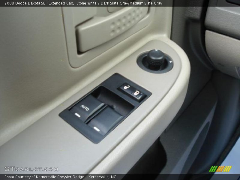 Stone White / Dark Slate Gray/Medium Slate Gray 2008 Dodge Dakota SLT Extended Cab