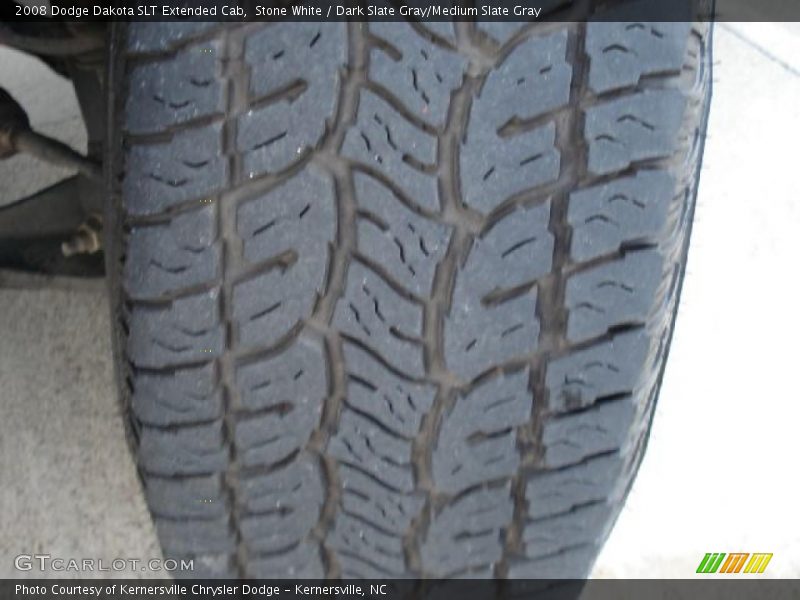 Stone White / Dark Slate Gray/Medium Slate Gray 2008 Dodge Dakota SLT Extended Cab