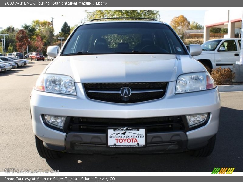 Starlight Silver Metallic / Ebony 2003 Acura MDX Touring