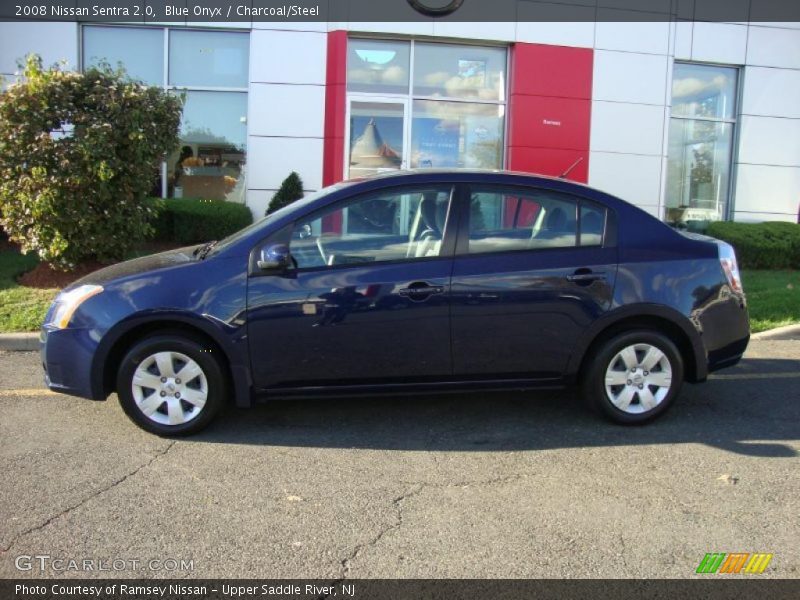 Blue Onyx / Charcoal/Steel 2008 Nissan Sentra 2.0