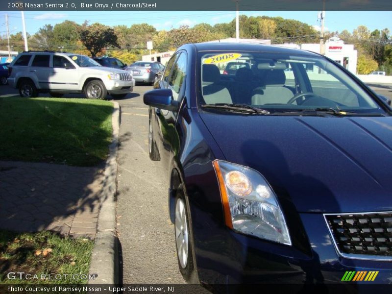Blue Onyx / Charcoal/Steel 2008 Nissan Sentra 2.0